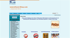Desktop Screenshot of infrarot-shop.com
